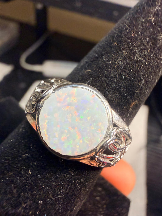 1.9 carat Australian opal adjustable ring Coober Pedy
